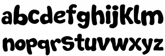 Soft Marshmallow फ़ॉन्ट लोअरकेस