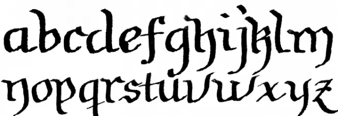 Soft Notes SVG Sample Regular フォント 小文字