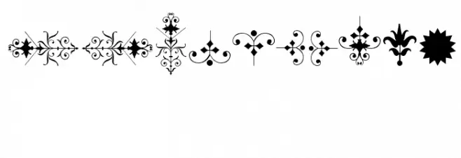 Soft Ornaments 21 Font OTHER CHARS