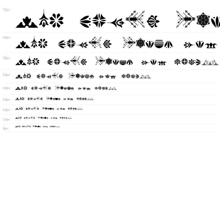 Soft Ornaments Eighteen Waterfall