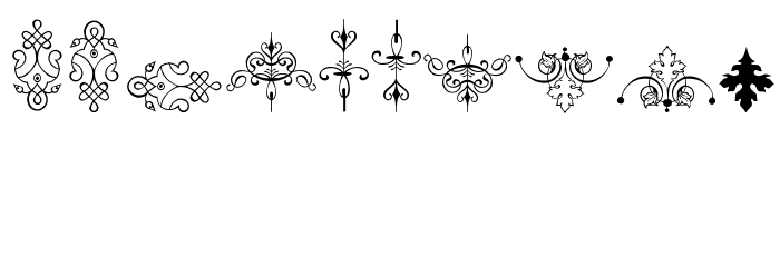 Soft Ornaments Eleven Font OTHER CHARS
