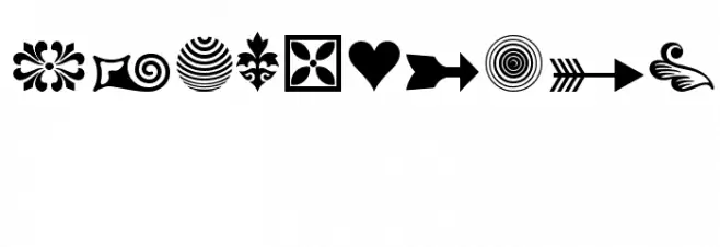 Soft Ornaments Fourteen Font OTHER CHARS