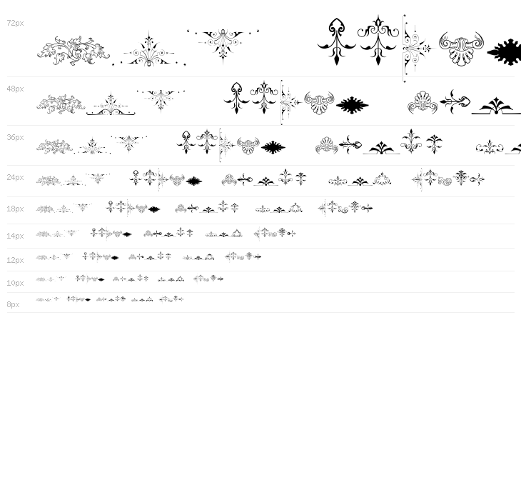 Soft Ornaments Nine Waterfall