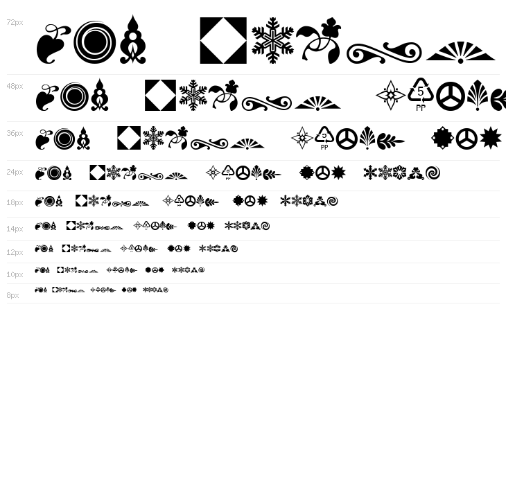 Soft Ornaments Nineteen Waterfall