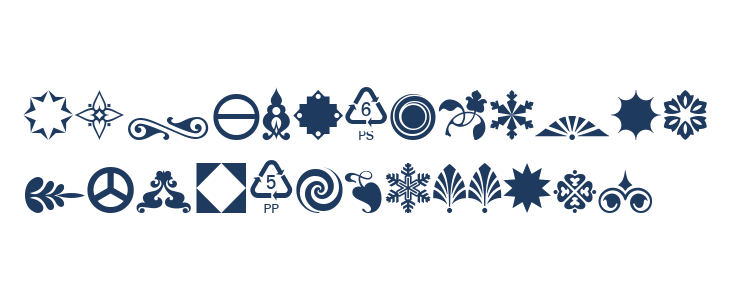 Soft Ornaments Nineteen Lowercase