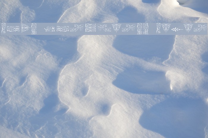 Soft Ornaments Seven Font examples
