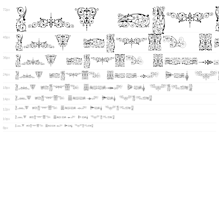 Soft Ornaments Seven Waterfall