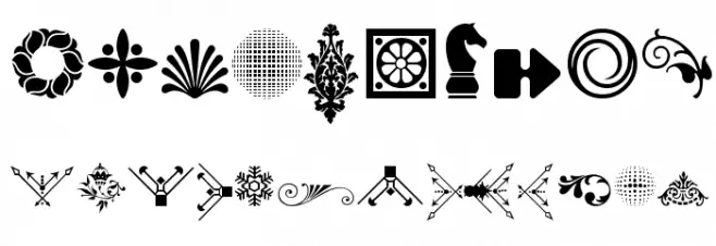 Soft Ornaments Seventeen Font OTHER CHARS