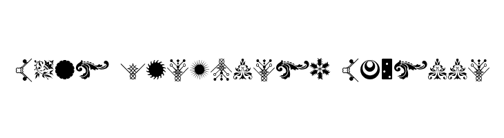 Soft Ornaments Sixteen  フリーフォントのダウンロード