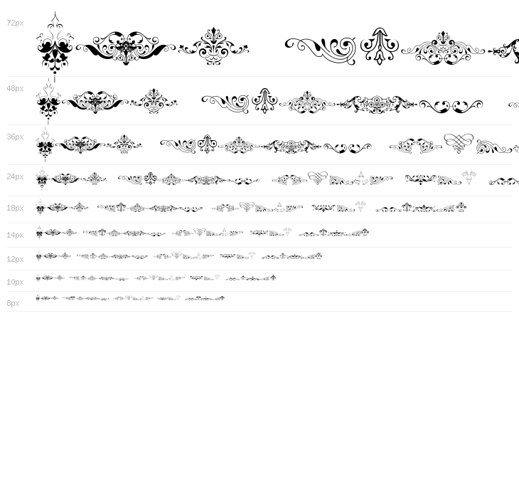 Soft Ornaments Ten Waterfall