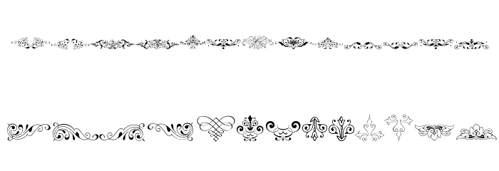 Soft Ornaments Ten Font LOWERCASE