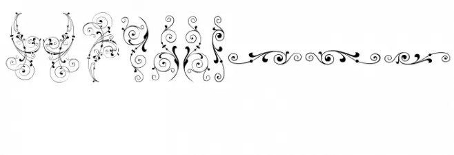 Soft Ornaments Three Font OTHER CHARS