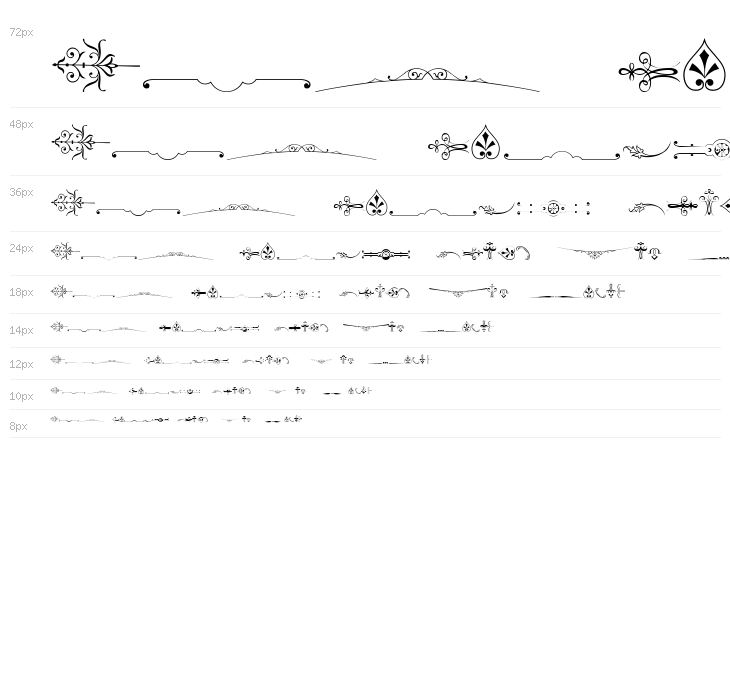 Soft Ornaments Three Waterfall