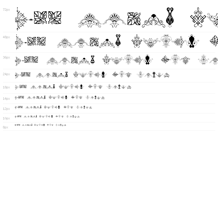 Soft Ornaments Twelve Waterfall