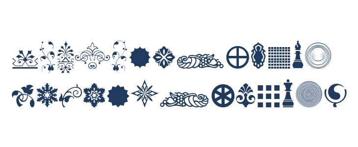 Soft Ornaments Twenty Lowercase