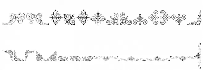 Soft Ornaments Two Fuentes MINÚSCULAS