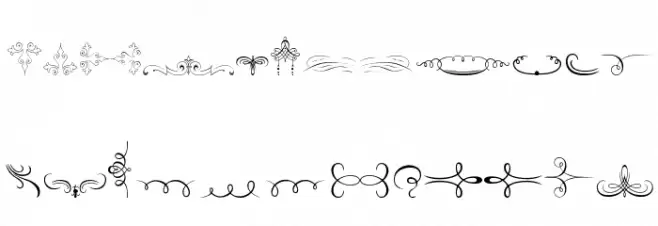 Soft Ornaments Font LOWERCASE