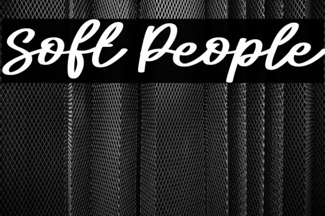 Soft People Font examples