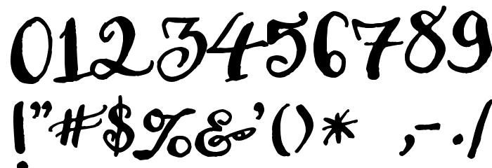 Soft Script Font OTHER CHARS