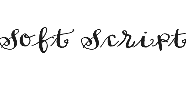 Soft Script Logo