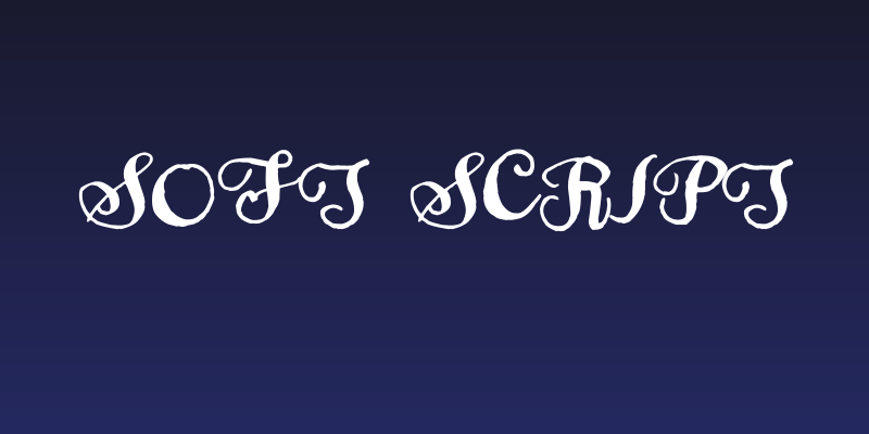 Soft Script Social Header