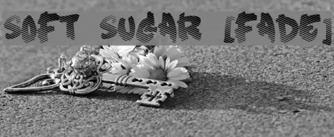 Soft Sugar [fade] フォント examples