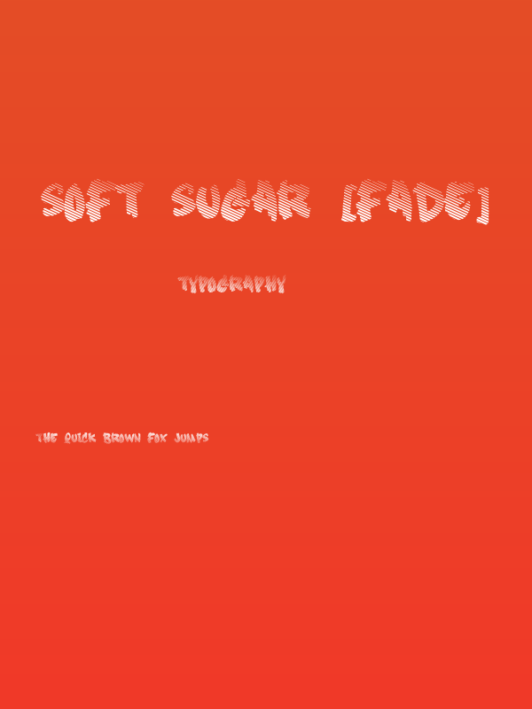 Soft Sugar [fade] Poster
