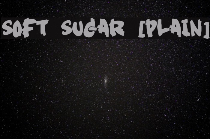 Soft Sugar [plain] Example 2