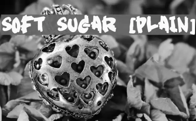 Soft Sugar [plain] Schriftart examples