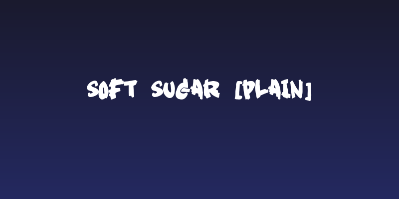 Soft Sugar [plain] Social Header