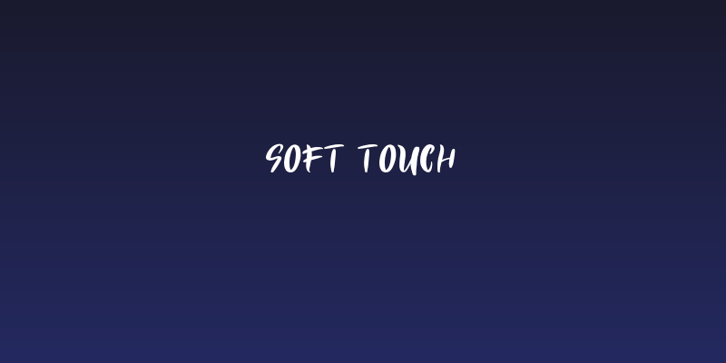 Soft Touch Social Header
