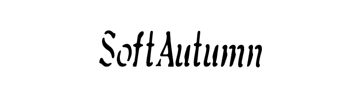 SoftAutumn  Descarca Fonturi Gratis