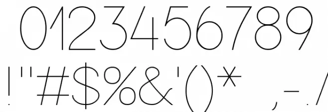 SoftLine Font OTHER CHARS