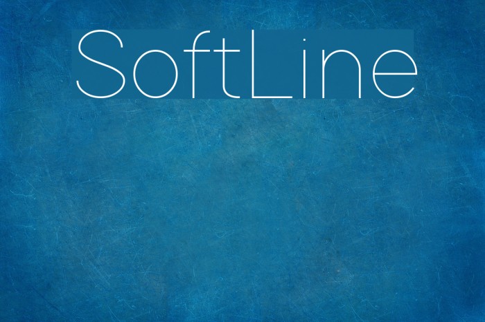 SoftLine Font examples