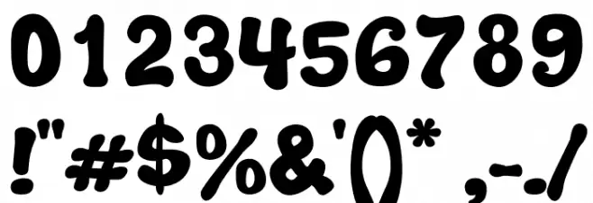 SoftMarshmallowTurbo Font OTHER CHARS