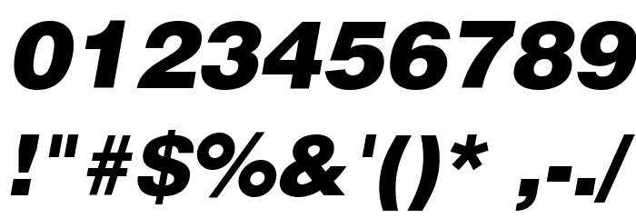 SoftMicro Font OTHER CHARS