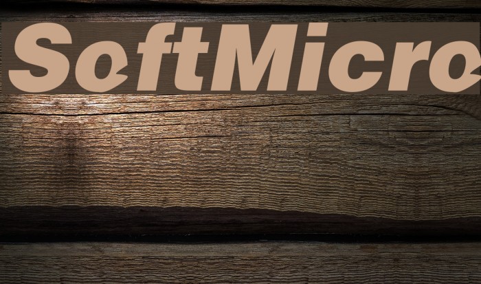 SoftMicro Font examples