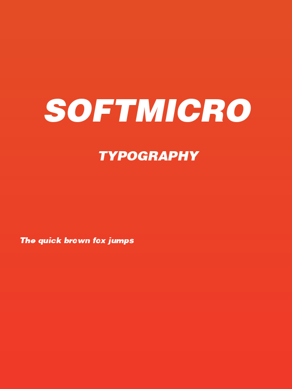 SoftMicro Poster