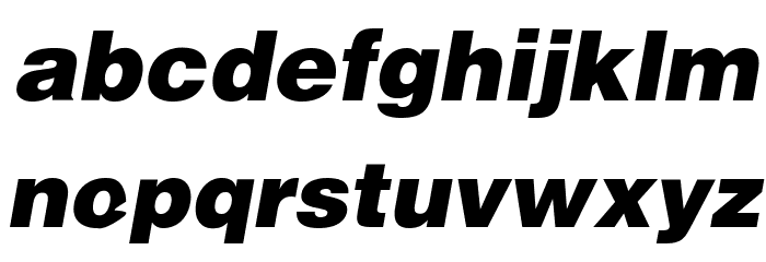 SoftMicro Font LOWERCASE