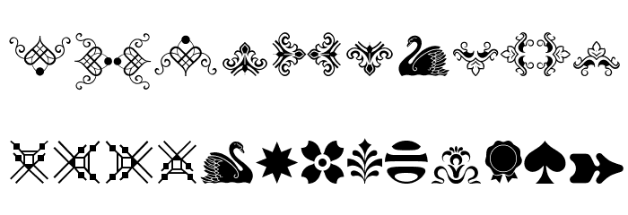 SoftOrnamentsFifteen Font LOWERCASE