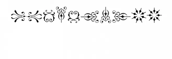 SoftOrnamentsFour Font OTHER CHARS