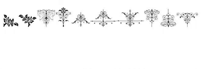 SoftOrnamentsNine Font OTHER CHARS