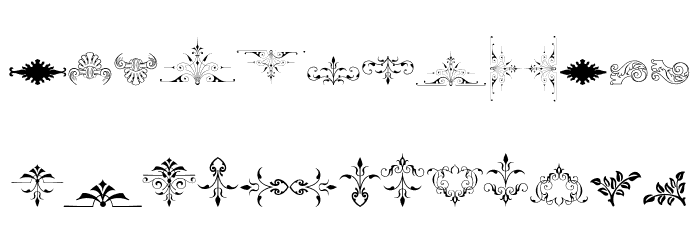 SoftOrnamentsNine Font LOWERCASE
