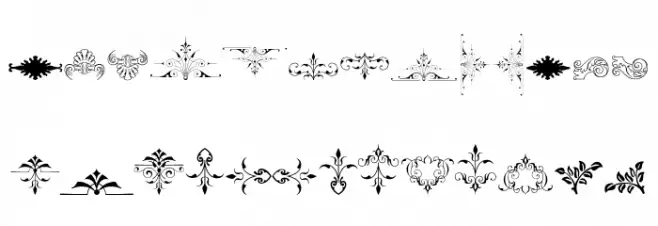 SoftOrnamentsNine फ़ॉन्ट लोअरकेस