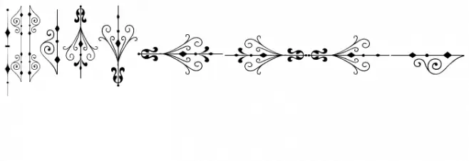 SoftOrnamentsSix Font OTHER CHARS