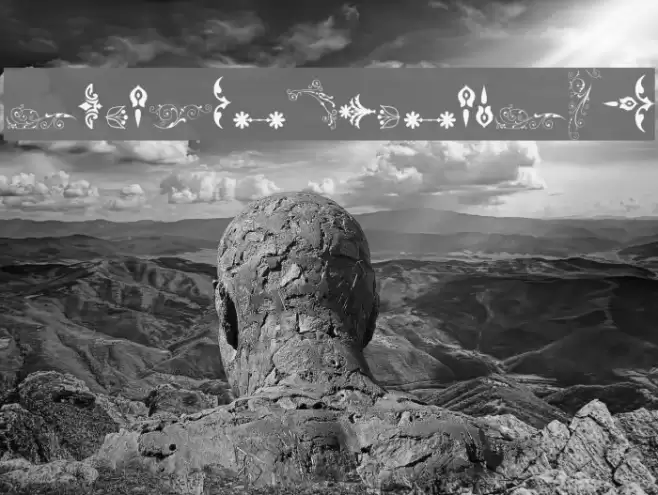 SoftOrnamentsSix Font examples