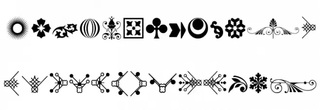 SoftOrnamentsSixteen Fonte MAIÚSCULAS