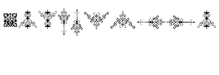 SoftOrnamentsTwelve Font OTHER CHARS