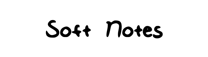 Soft_Notes  フリーフォントのダウンロード