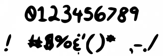 Soft_Notes Font OTHER CHARS